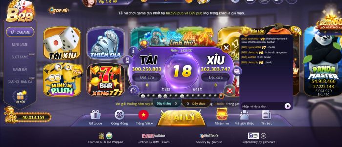 Game đa dạng hấp dẫn